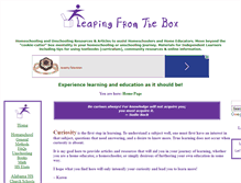 Tablet Screenshot of leapingfromthebox.com